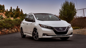 обоя nissan leaf 2018, автомобили, nissan, datsun, leaf, 2018