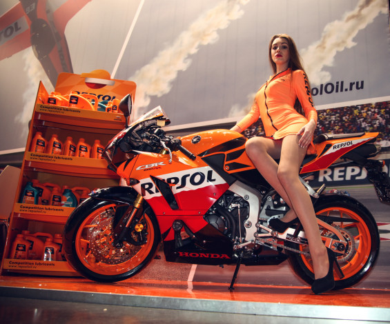 Обои картинки фото moto girl, мотоциклы, мото с девушкой, girl, moto