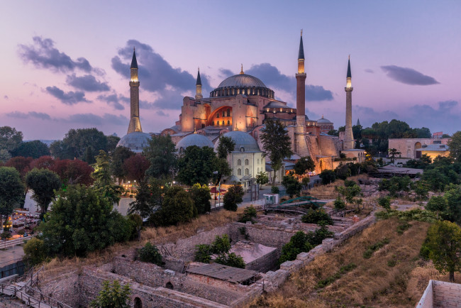 Обои картинки фото santa sofia,  estambul, города, стамбул , турция, простор