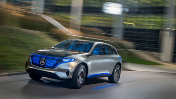 Картинка 2019+mercedes-benz+eqc автомобили mercedes-benz мерседес скорость кроссовер 2019 eqc