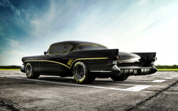 Картинка buick+roadmaster автомобили buick суперкары взлетно-посадочная полоса тюнинг ретро американские roadmaster черный