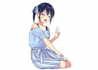 Картинка kanojo+mo+kanojo аниме девушка жест