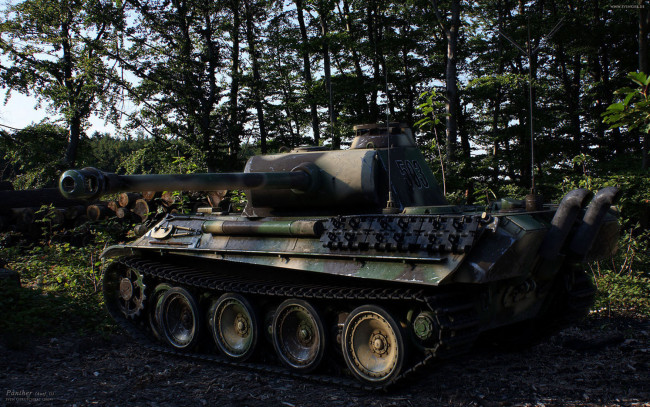 Обои картинки фото panther, техника, военная, пантера, германия, средний, танк
