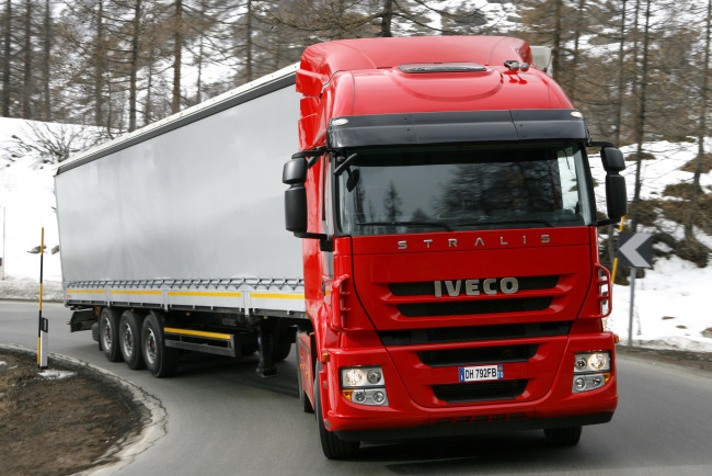 Обои картинки фото автомобили, iveco, тягач