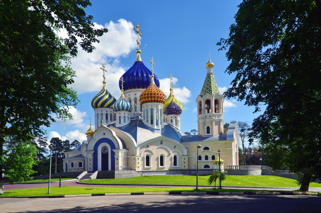 Обои картинки фото города, православные, церкви, монастыри, купола, россия