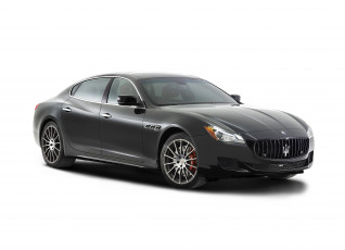 Картинка автомобили maserati quattroporte темный 2014г gts