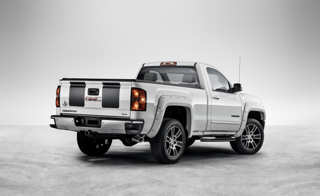 Обои картинки фото автомобили, gm-gmc, leader, edition, sle, z71, sierra, 1500, gmc, cab, regular, 2015г