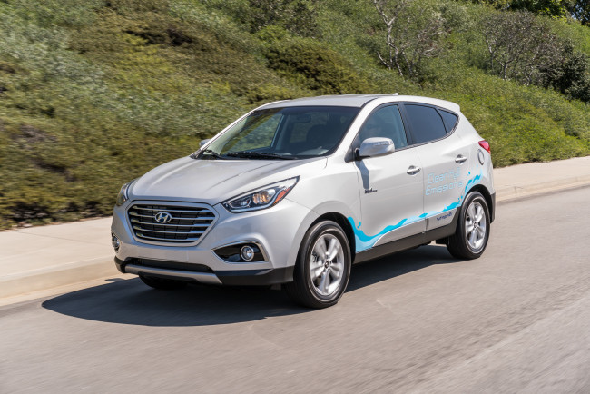 Обои картинки фото автомобили, hyundai, 2014, cell, fuel, tucson