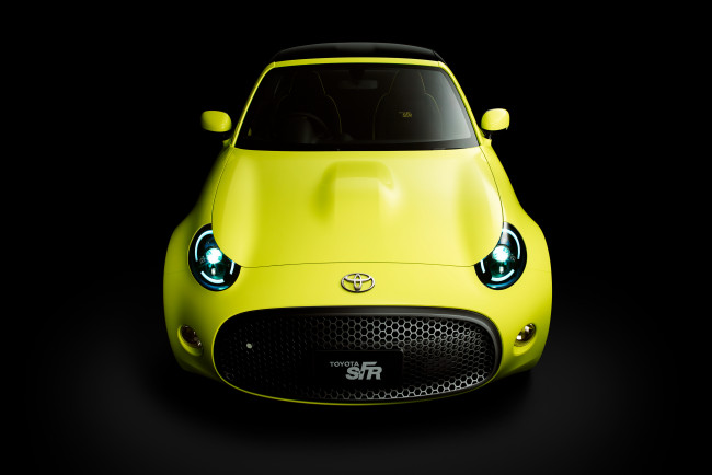 Обои картинки фото автомобили, toyota, желтый, 2015г, s-fr, concept