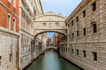 обоя города, венеция , италия, небо, венеция, дворец, дождей, дворцовый, канал, мост, вздохов