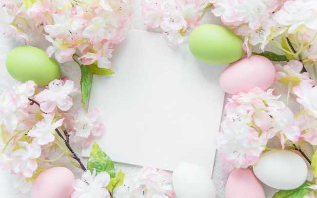Обои картинки фото праздничные, пасха, flowers, цветы, happy, яйца, крашеные, eggs, easter, spring