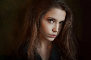 Картинка девушки ксения+кокорева портрет шатенка модель взгляд девушка лицо макияж красотка