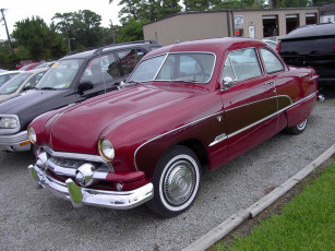 Картинка 1951 ford coupe classic автомобили