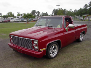 Картинка 1983 chevrolet pickup classic автомобили выставки уличные фото