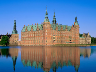 Картинка frederiksborg castle hillerod denmark города дворцы замки крепости