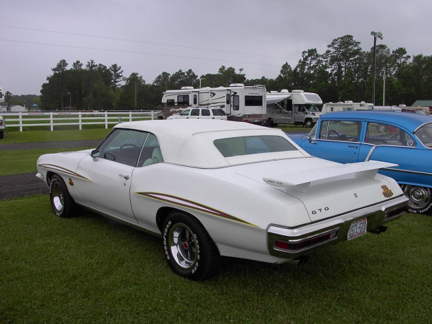 Обои картинки фото 1971, pontiac, gto, the, judge, convertible, classic, 02, автомобили
