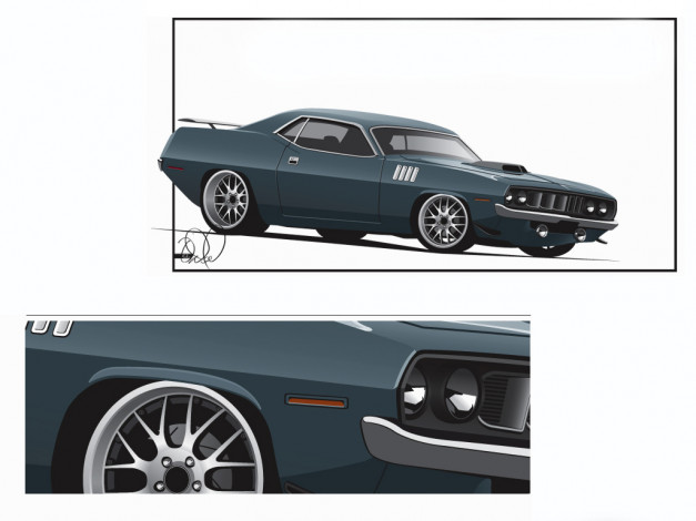 Обои картинки фото автомобили, векторная, графика