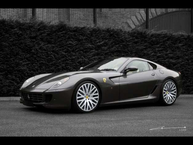 Обои картинки фото 2009, project, kahn, ferrari, 599, автомобили