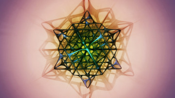 Картинка 3д графика fractal фракталы фон узор