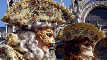 Картинка разное маски карнавальные костюмы карнавал италия маска