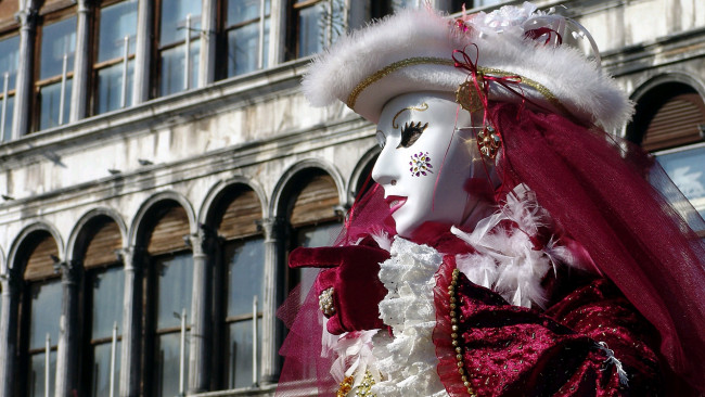 Обои картинки фото разное, маски, карнавальные, костюмы, карнавал, маска, италия