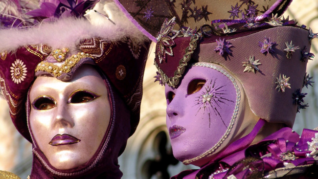 Обои картинки фото разное, маски, карнавальные, костюмы, карнавал, маска, италия