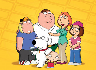 обоя мультфильмы, family, guy, stewie, meg, chris, lois, brian, peter, гриффины