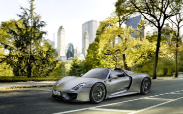 Картинка porsche 918 spyder автомобили германия элитные спортивные dr ing h c f ag