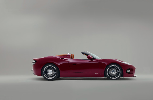 Обои картинки фото автомобили, spyker, вишневый, 2013г, concept, spyder, venator, b6