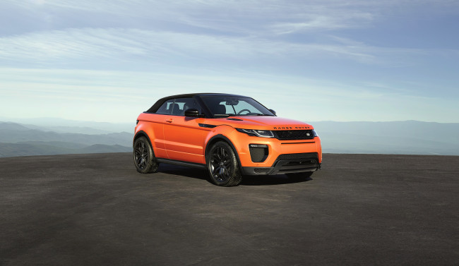 Обои картинки фото автомобили, range rover, range, rover, evoque, convertible, 2016г