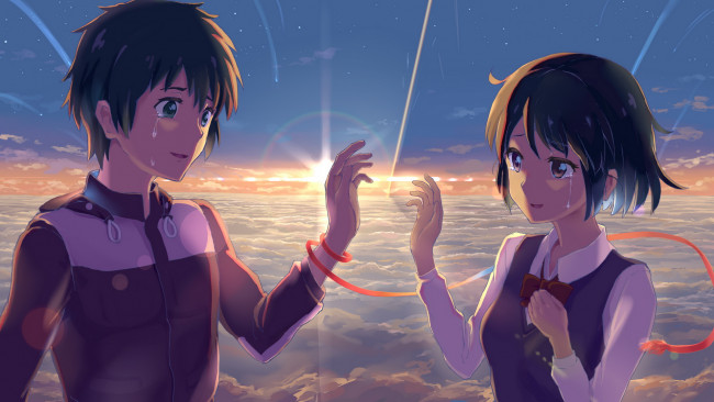 Обои картинки фото аниме, kimi no na wa, персонаж