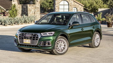 Картинка audi+q5+tdi+2018 автомобили audi tdi q5 2018 зелёный