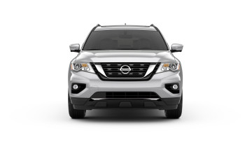 обоя nissan pathfinder 2017, автомобили, nissan, datsun, pathfinder, 2017, серебряный, металлик