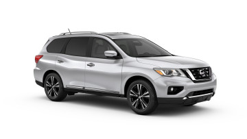 обоя nissan pathfinder 2017, автомобили, nissan, datsun, pathfinder, 2017, серебряный, металлик