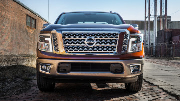 Картинка nissan+titan+crew+cab+2017 автомобили nissan datsun titan crew cab 2017 оранжевый