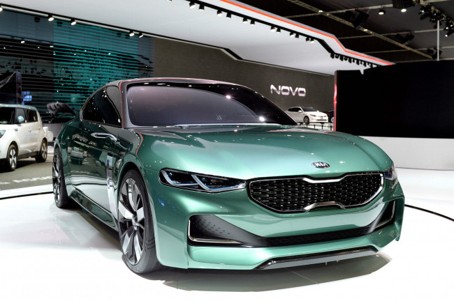 Обои картинки фото kia novo concept 2015, автомобили, выставки и уличные фото, 2015, concept, novo, kia