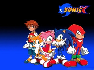 обоя видео игры, sonic x, персонажи