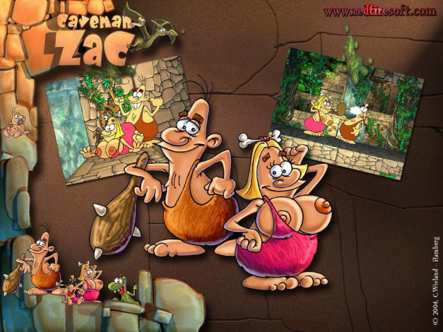 Обои картинки фото видео, игры, caveman, zac