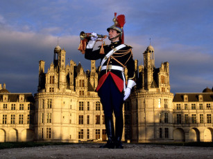 обоя chateau, de, chambord, france, города