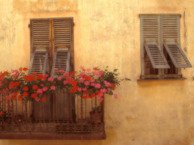 Обои картинки фото golden, afternoon, provence, france, города