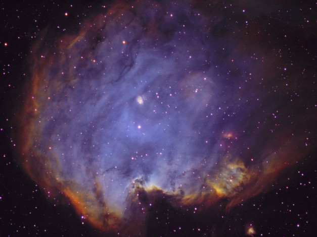 Обои картинки фото ngc, 2174, эмиссионная, туманность, орионе, космос, галактики, туманности
