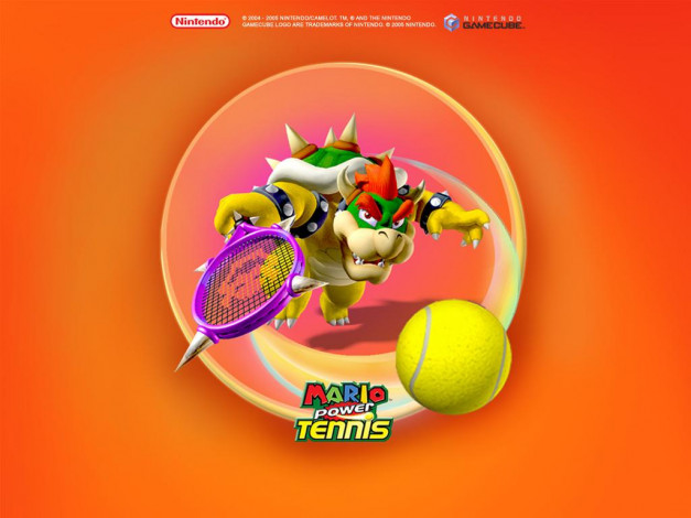 Обои картинки фото mario, power, tennis, видео, игры