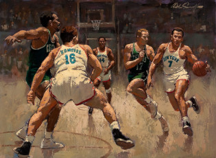 Картинка arthur saron sarnoff рисованные спорт баскетбол