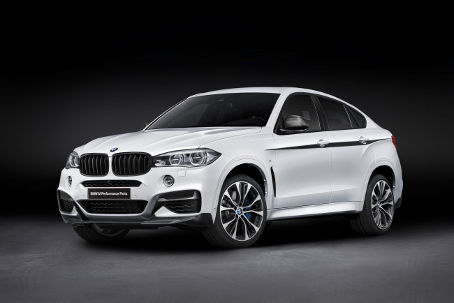 Обои картинки фото автомобили, bmw, accessories, performance, m50d, m, x6, светлый, 2014г, f16