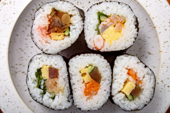 обоя еда, рыба,  морепродукты,  суши,  роллы, рис
