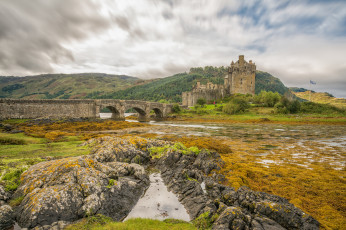 Картинка eilean+donan+castle города замок+эйлен-донан+ шотландия замок