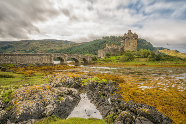 Обои картинки фото eilean donan castle, города, замок эйлен-донан , шотландия, замок