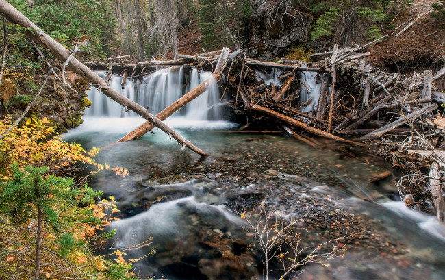 Обои картинки фото природа, водопады, простор