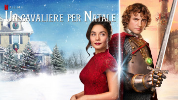 Картинка the+knight+before+christmas+ 2019 кино+фильмы the+knight+before+christmas рыцарь перед рождеством постер фэнтези джош уайтхаус ванесса энн хадженс мелодрама