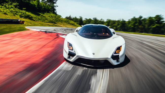 Обои картинки фото ssc tuatara, автомобили, -unsort, белый, дорога, трасса, повороты